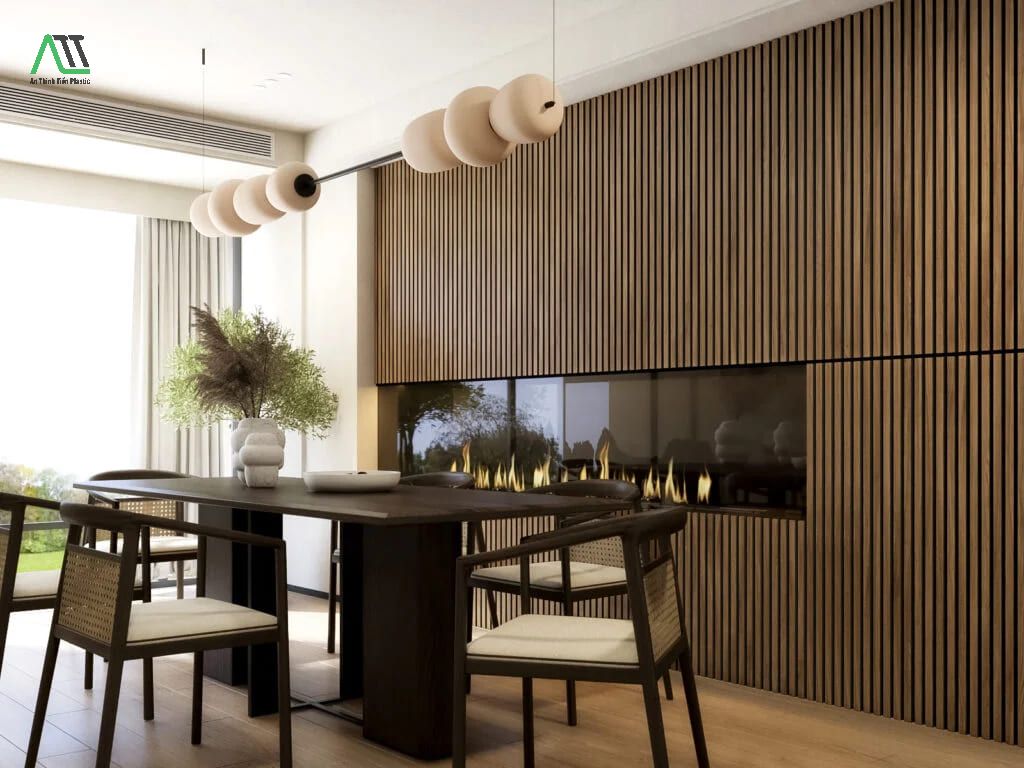 vệ sinh tấm nhựa giả gỗ ốp tường