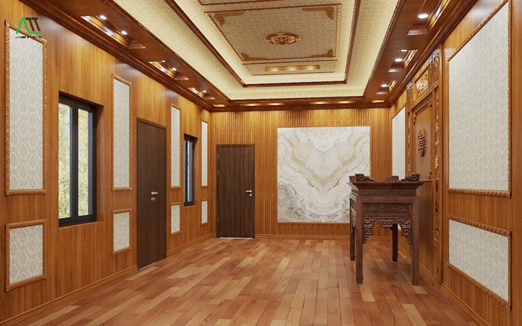 vệ sinh tấm nhựa giả gỗ ốp tường