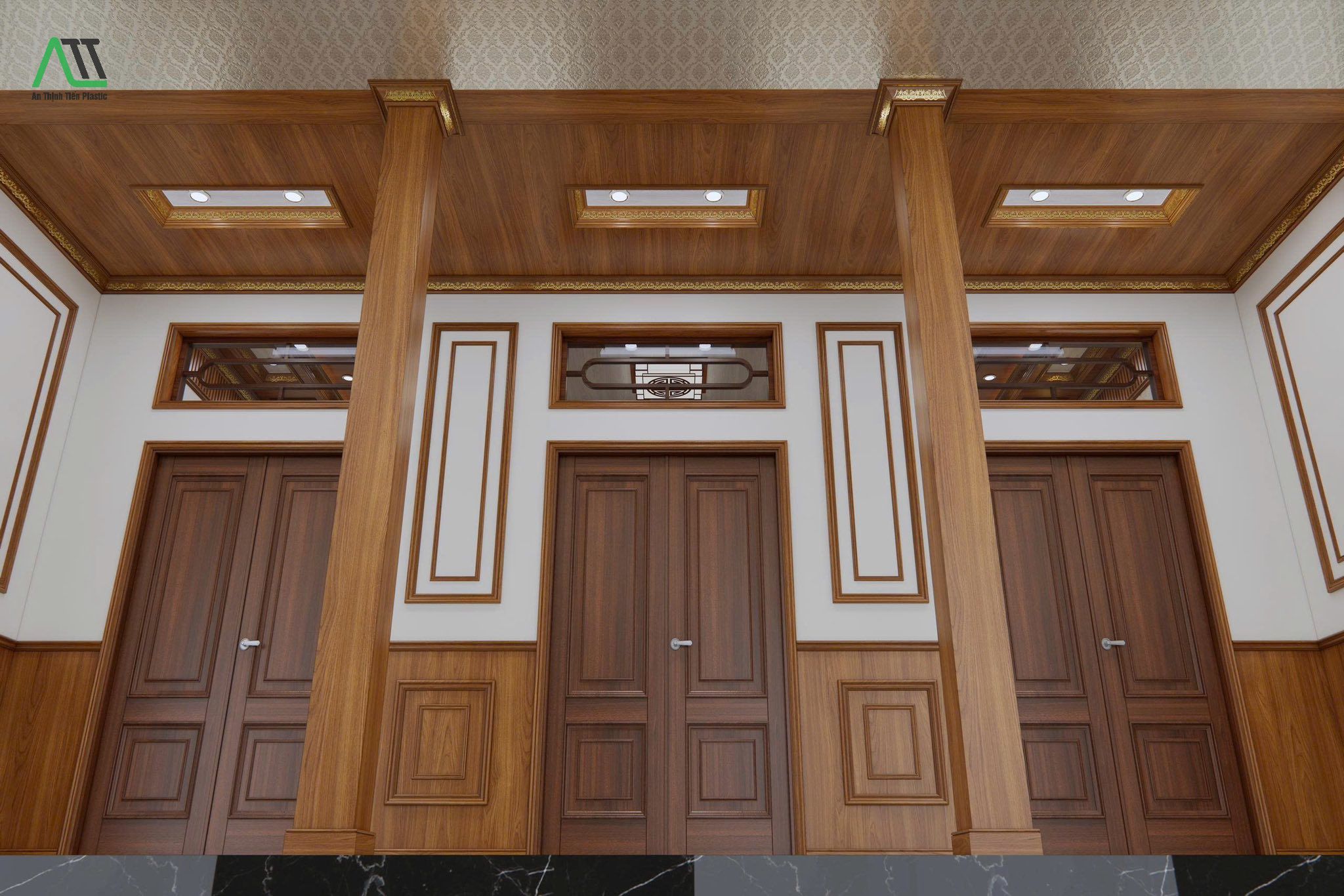 vệ sinh tấm nhựa ốp tường pvc nano