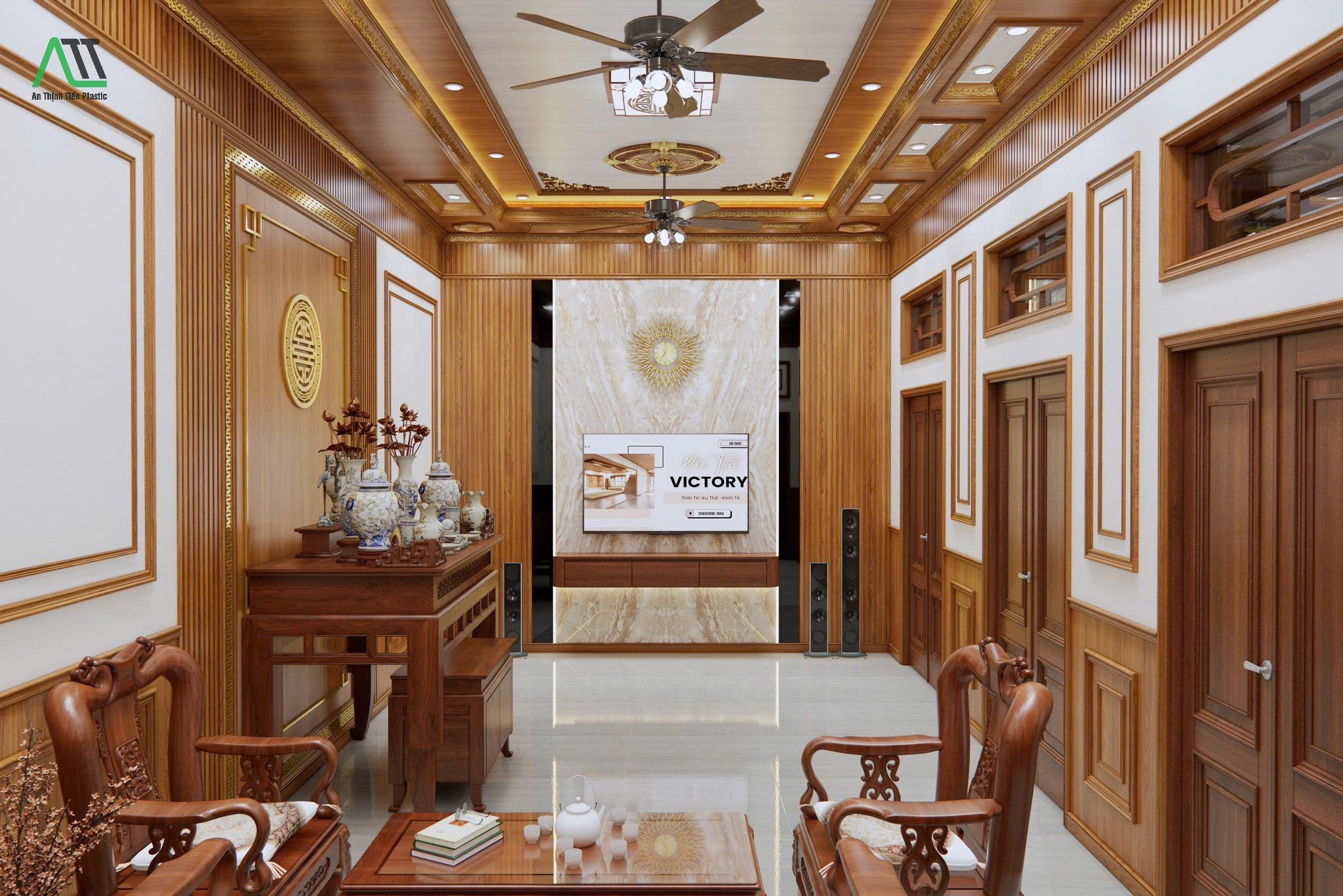 vệ sinh tấm nhựa ốp tường pvc nano