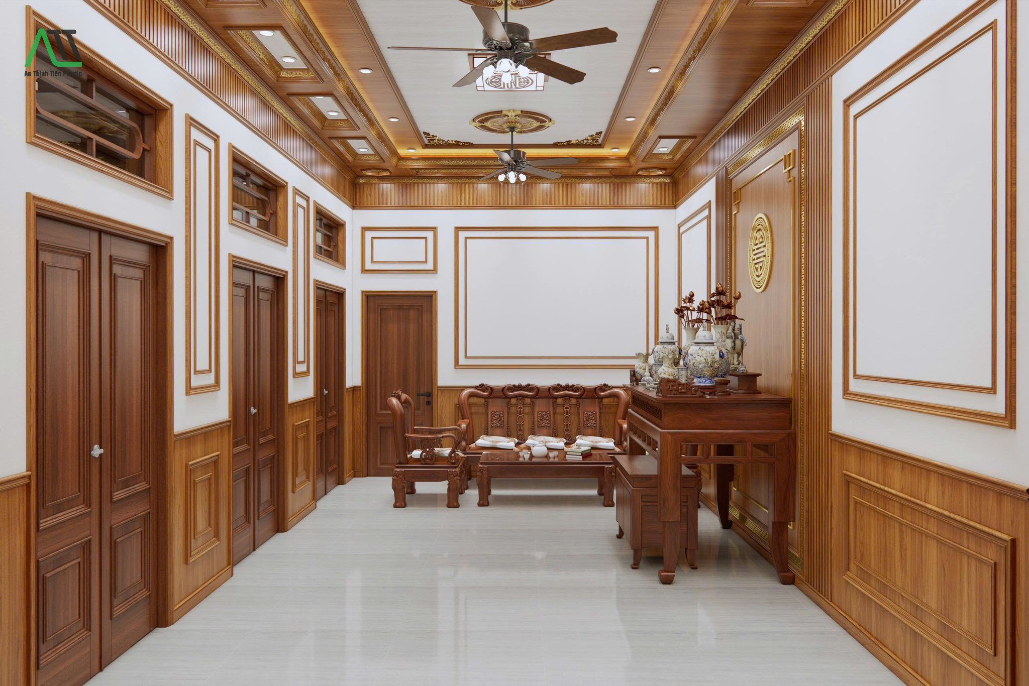 vệ sinh tấm nhựa ốp tường pvc nano