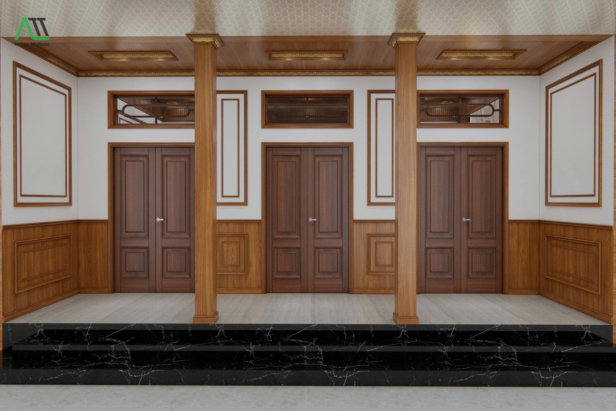 vệ sinh tấm nhựa ốp tường pvc nano