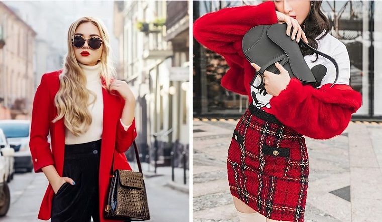 Cách phối đồ với màu đỏ trong thời trang