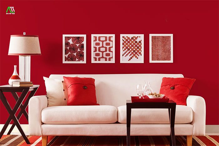 Những mẫu nội thất đẹp màu đỏ