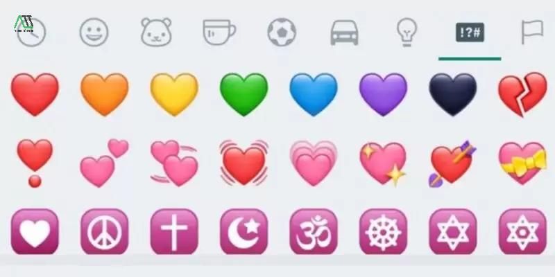 ý nghĩa của màu trái tim