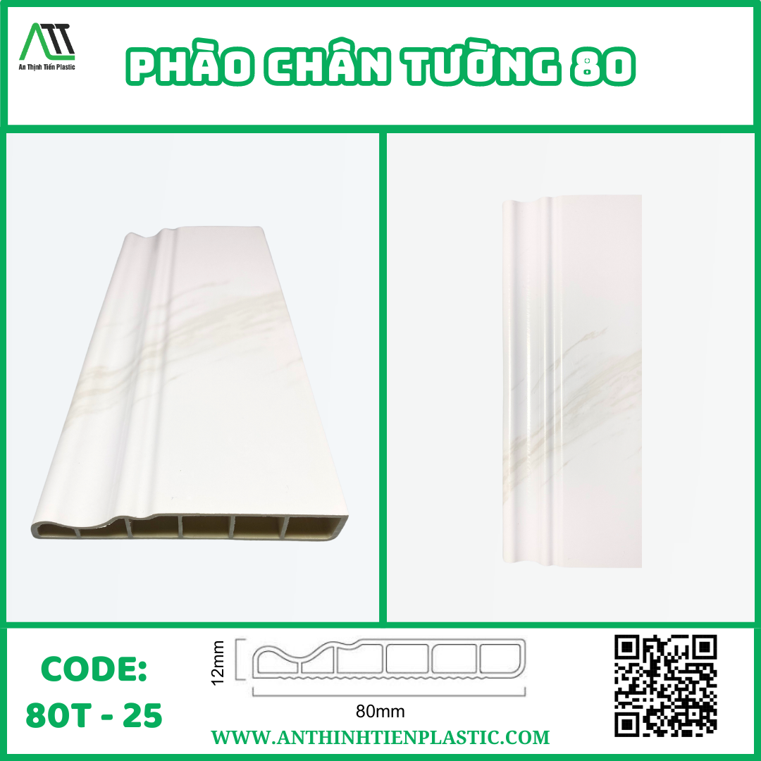 Phào chân tường nhựa An Thịnh Tiến Plastic