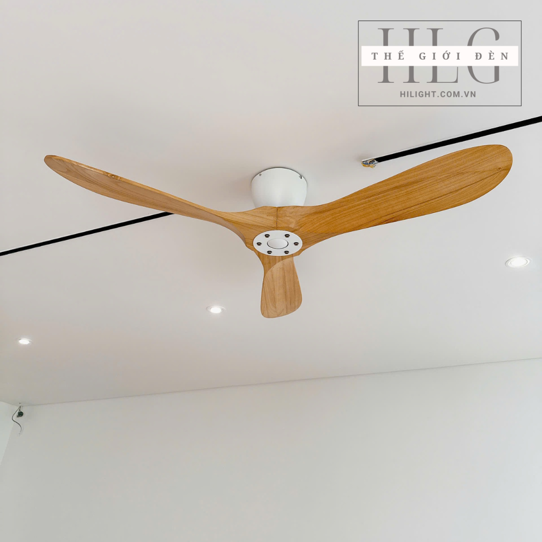 quạt trần 3 cánh gỗ