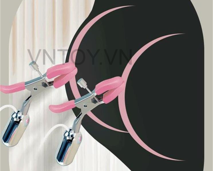 Trứng rung kích thích nhũ hoa kẹp ti sạc pin cao cấp