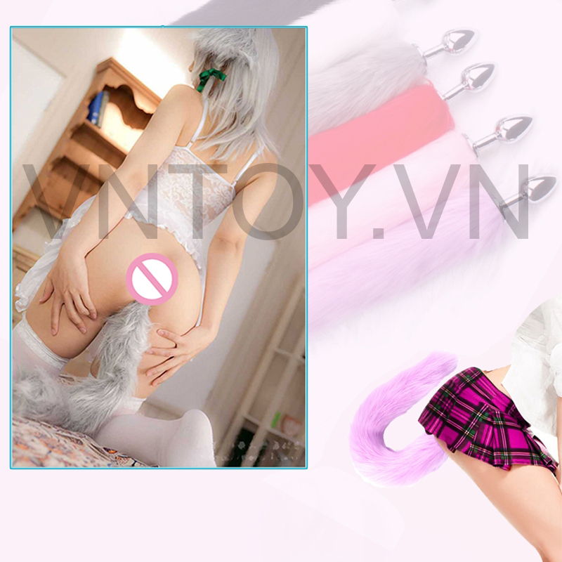 Đuôi cáo Cosplay BDSM cắm hậu môn giá rẻ