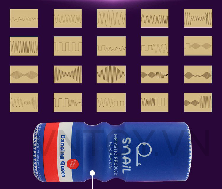 Cốc thủ dâm Snail chính hãng rung 20 chế độ sạc pin giá sinh viên