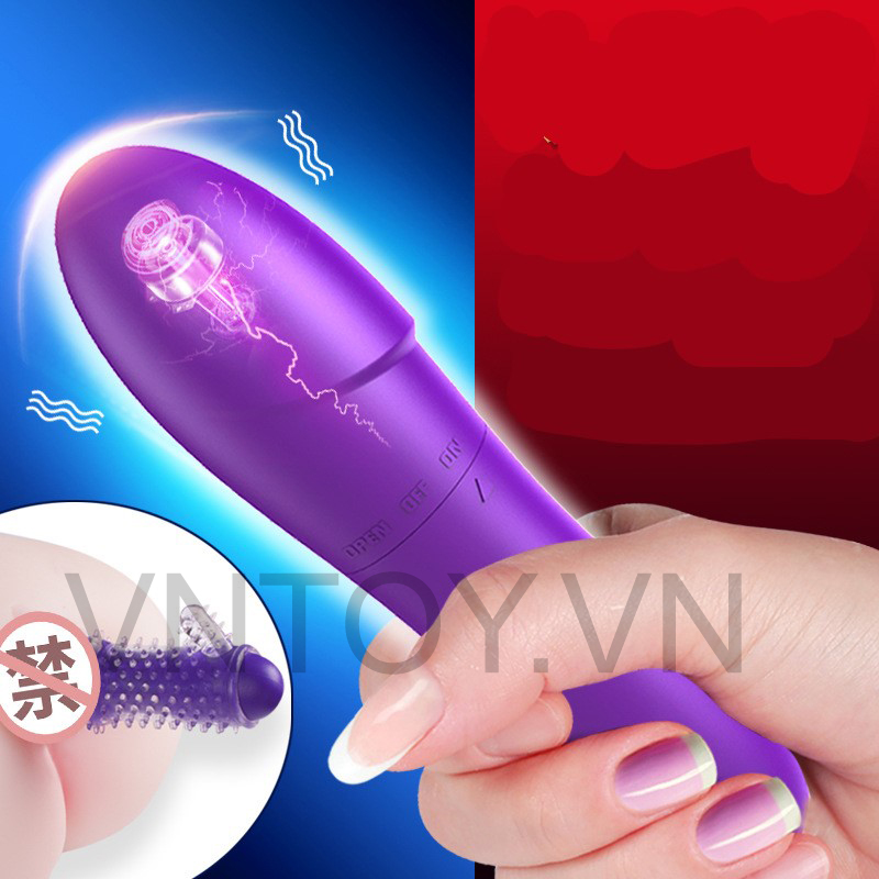 Máy rung tình yêu giá rẻ hình ngón tay massage âm đạo