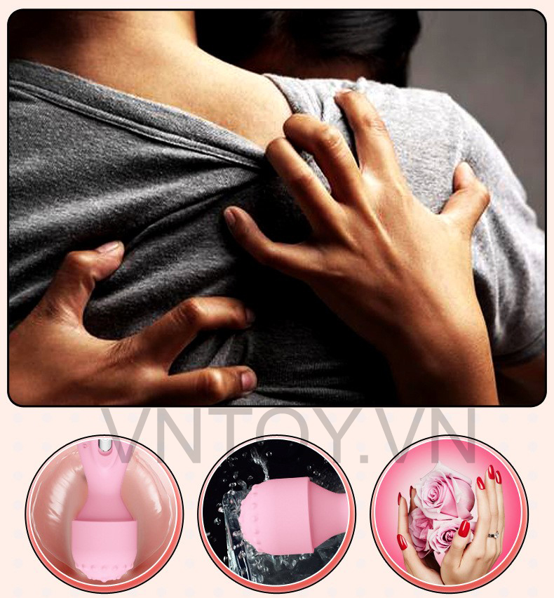 Chày rung gai cầm tay massage âm đạo