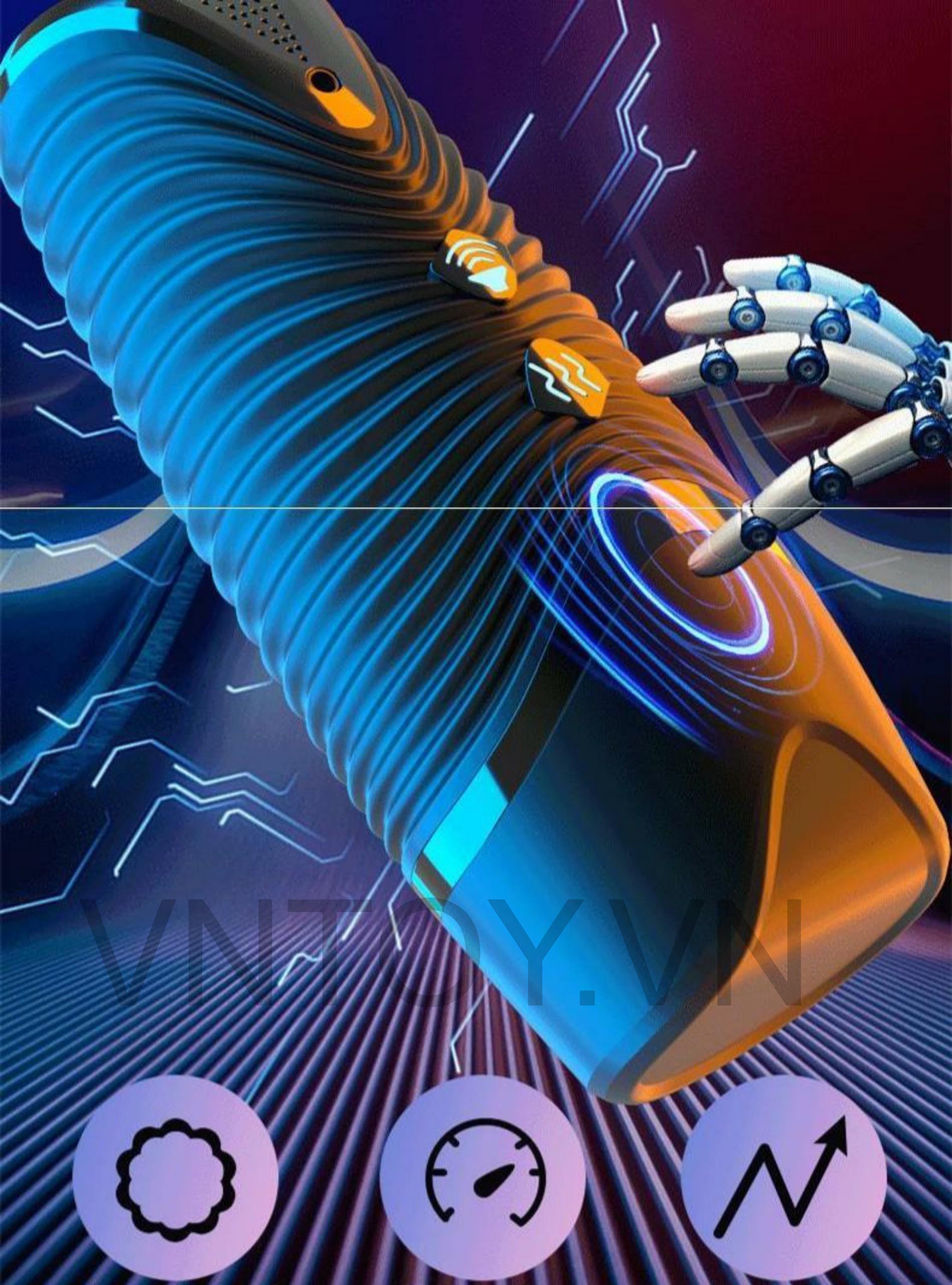 Cốc thủ dâm gắn tường rung rên có chân đế tặng kèm tai nghe