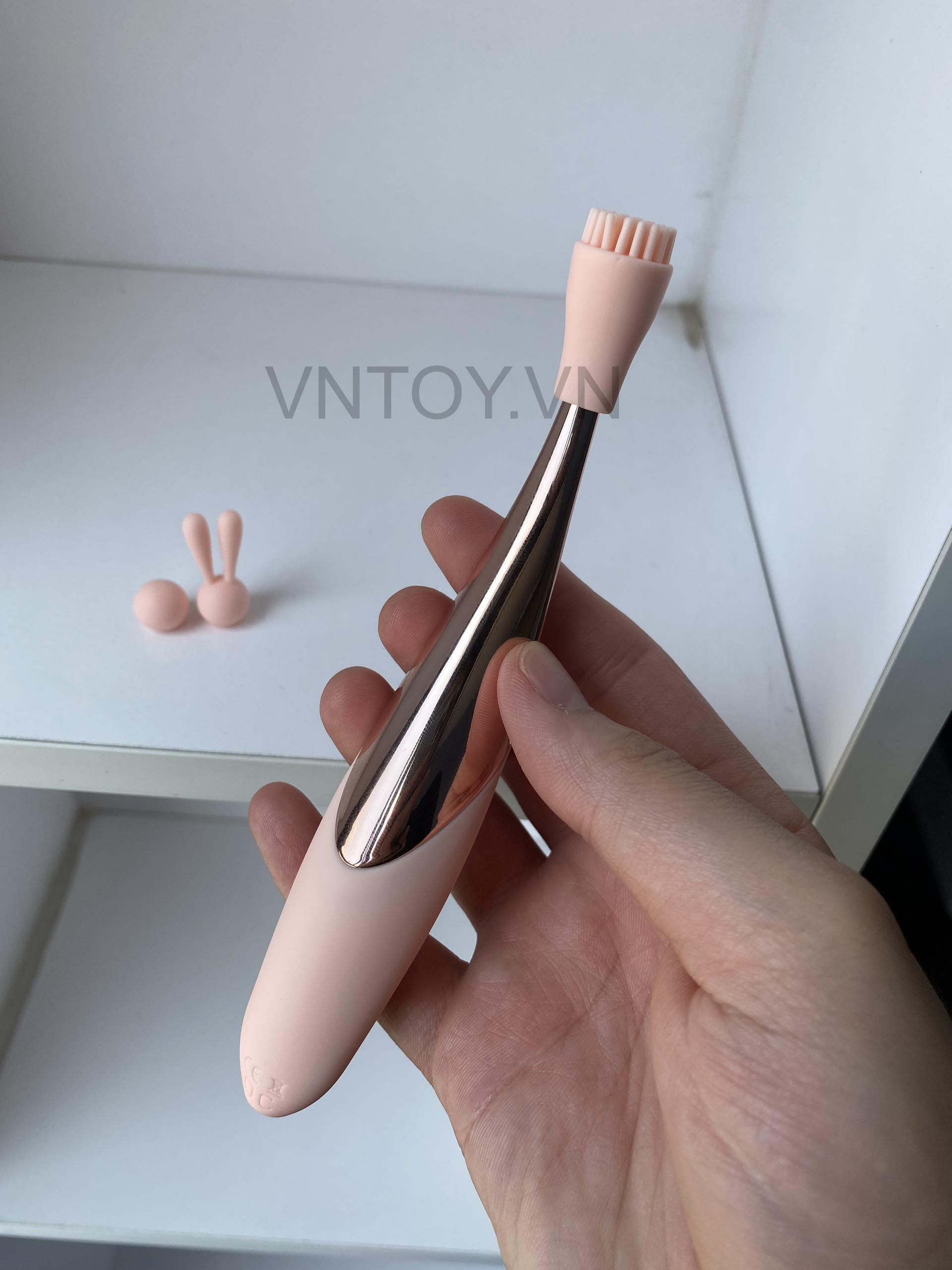 Bút rung 4 đầu thay thế sạc pin cao cấp