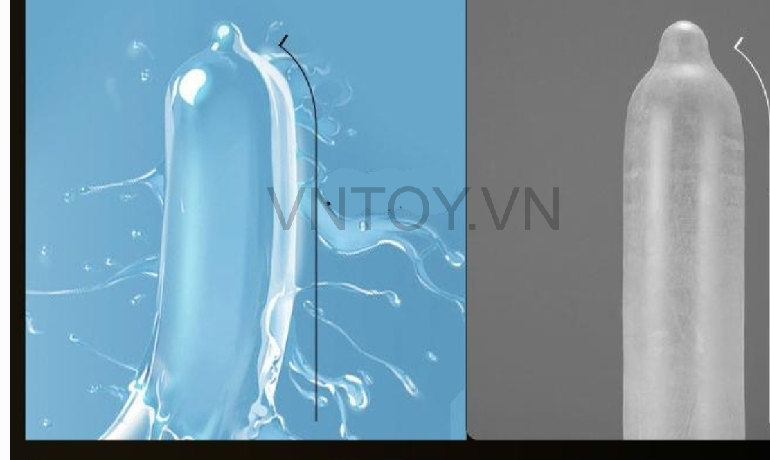 Bao cao su cấp ẩm HA Mingliu Zhiye chính hãng - Hộp 100 cái