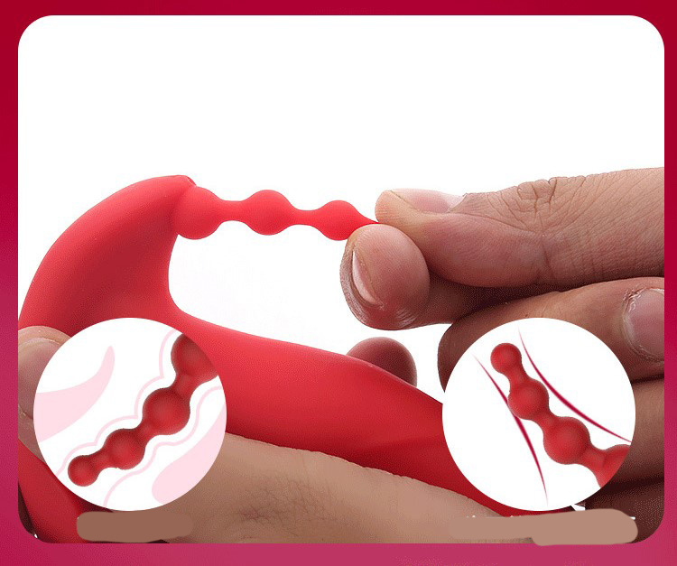 Quần lót rung điều khiển từ xa có lưỡi liếm hình dương vật