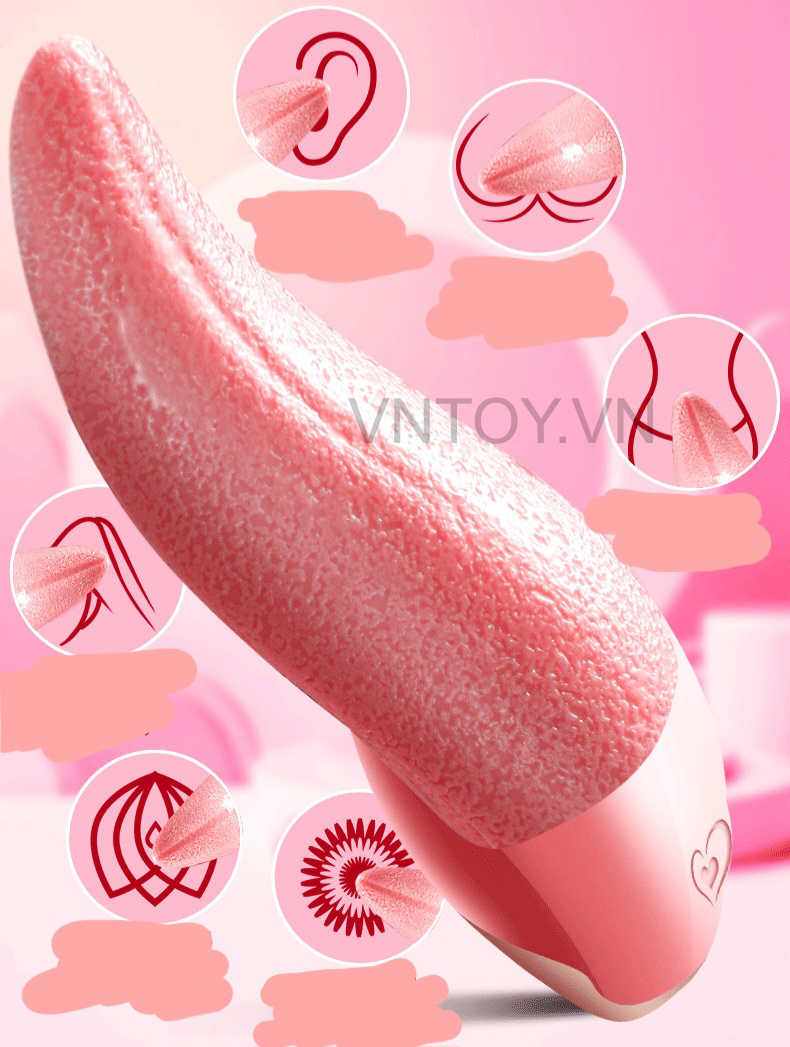 Lưỡi rung tình yêu tỏa nhiệt mềm mịn