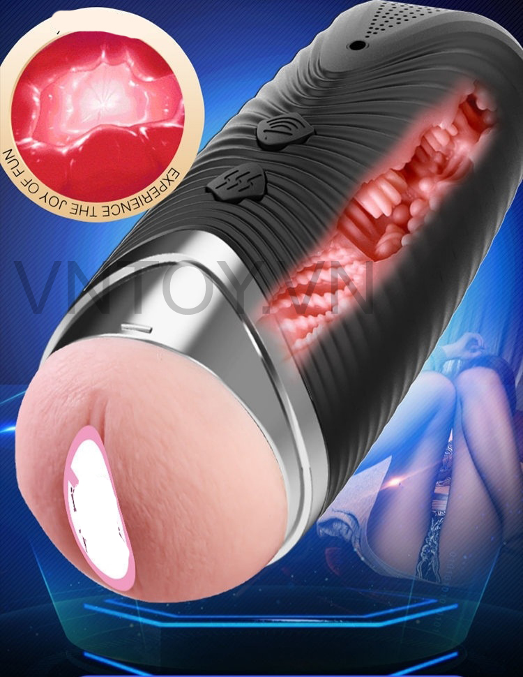 Cốc thủ dâm gắn tường rung rên có chân đế tặng kèm tai nghe