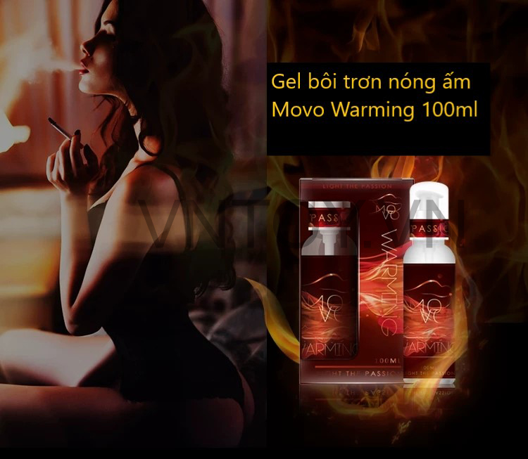 Gel bôi trơn nóng ấm Movo Warming Light The Passion chai 100ml