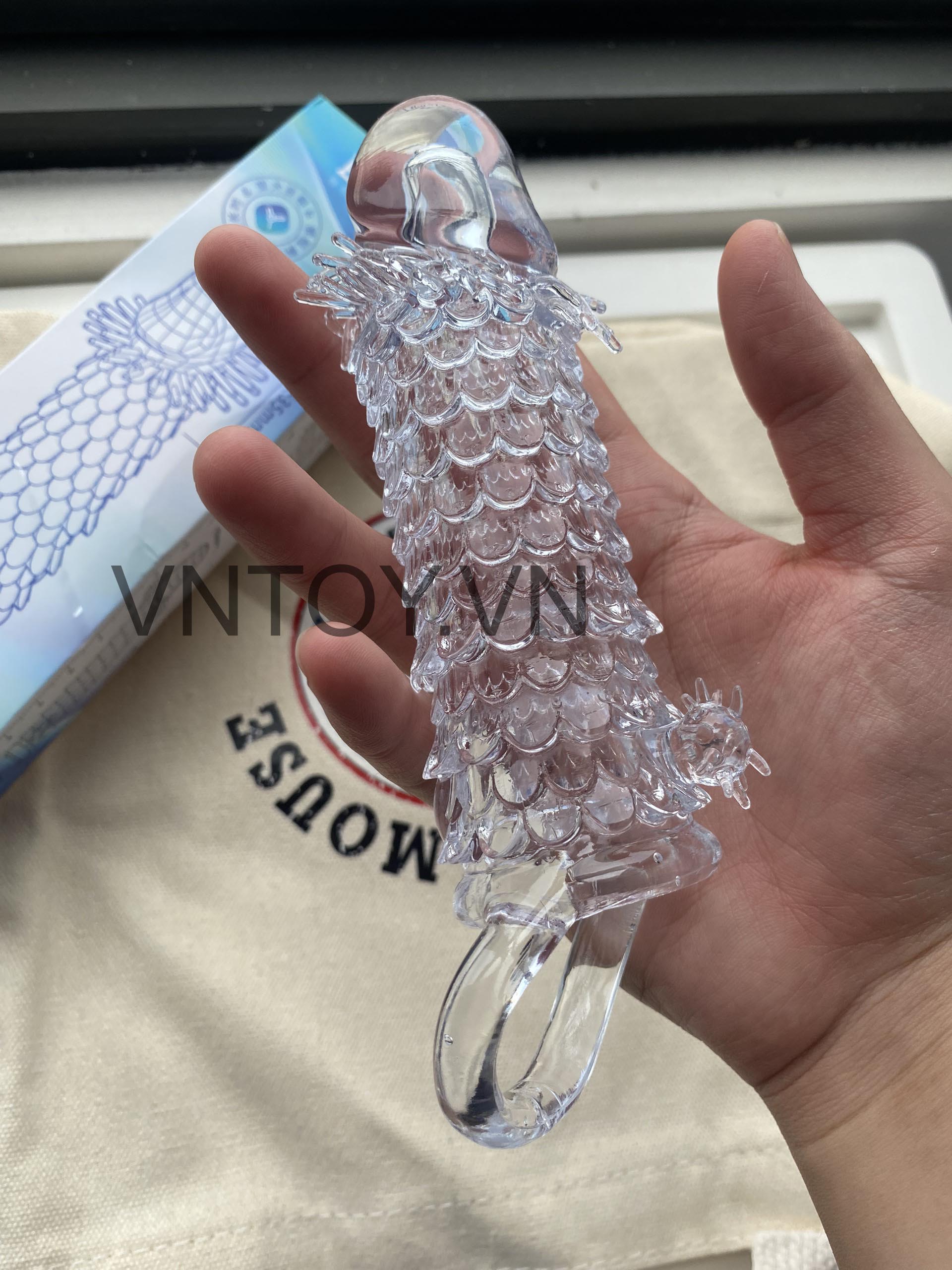 Bao cao su đôn dên vảy rồng