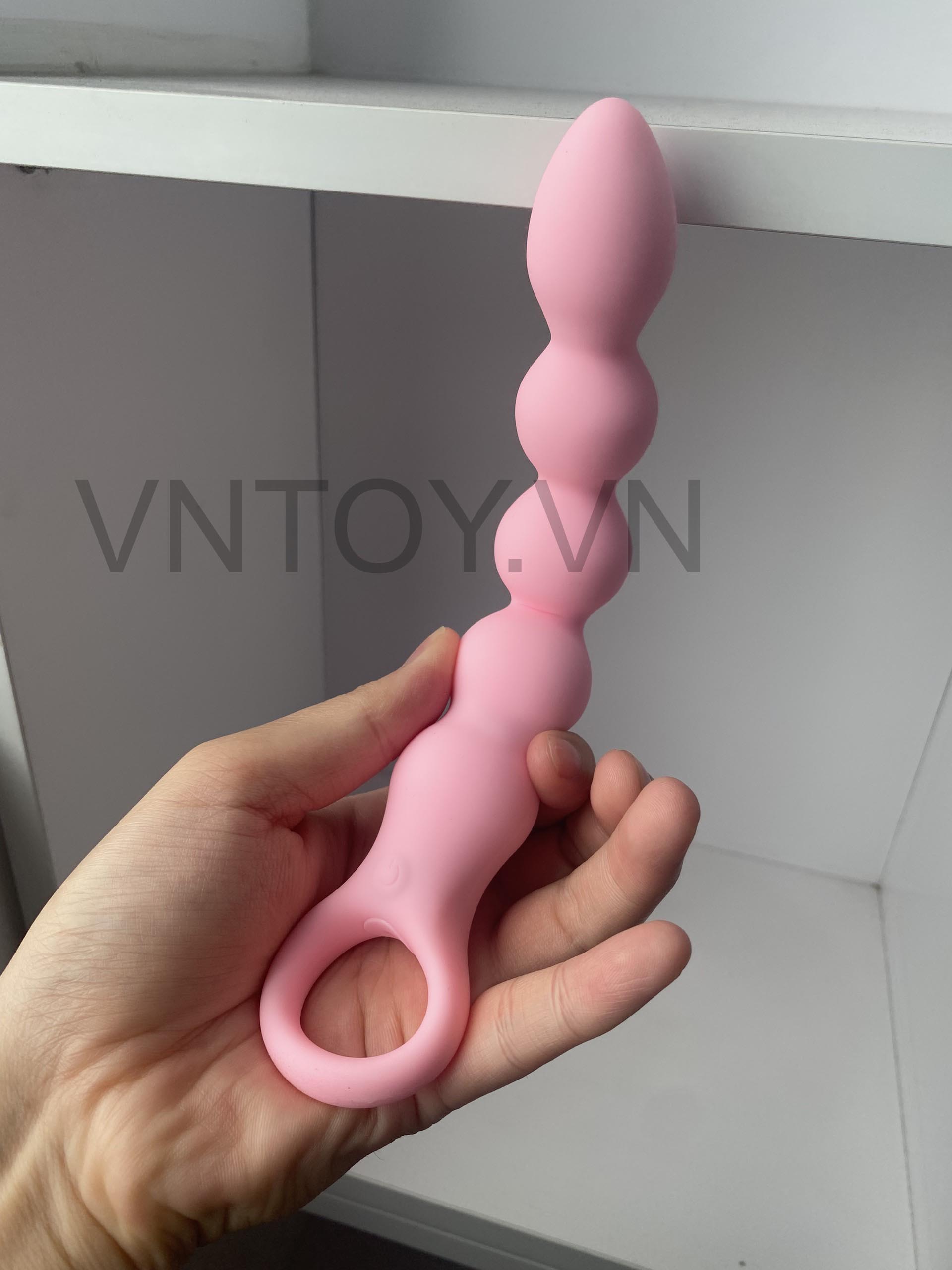 Que rung hậu môn cao cấp nhiều viên bi kích thích