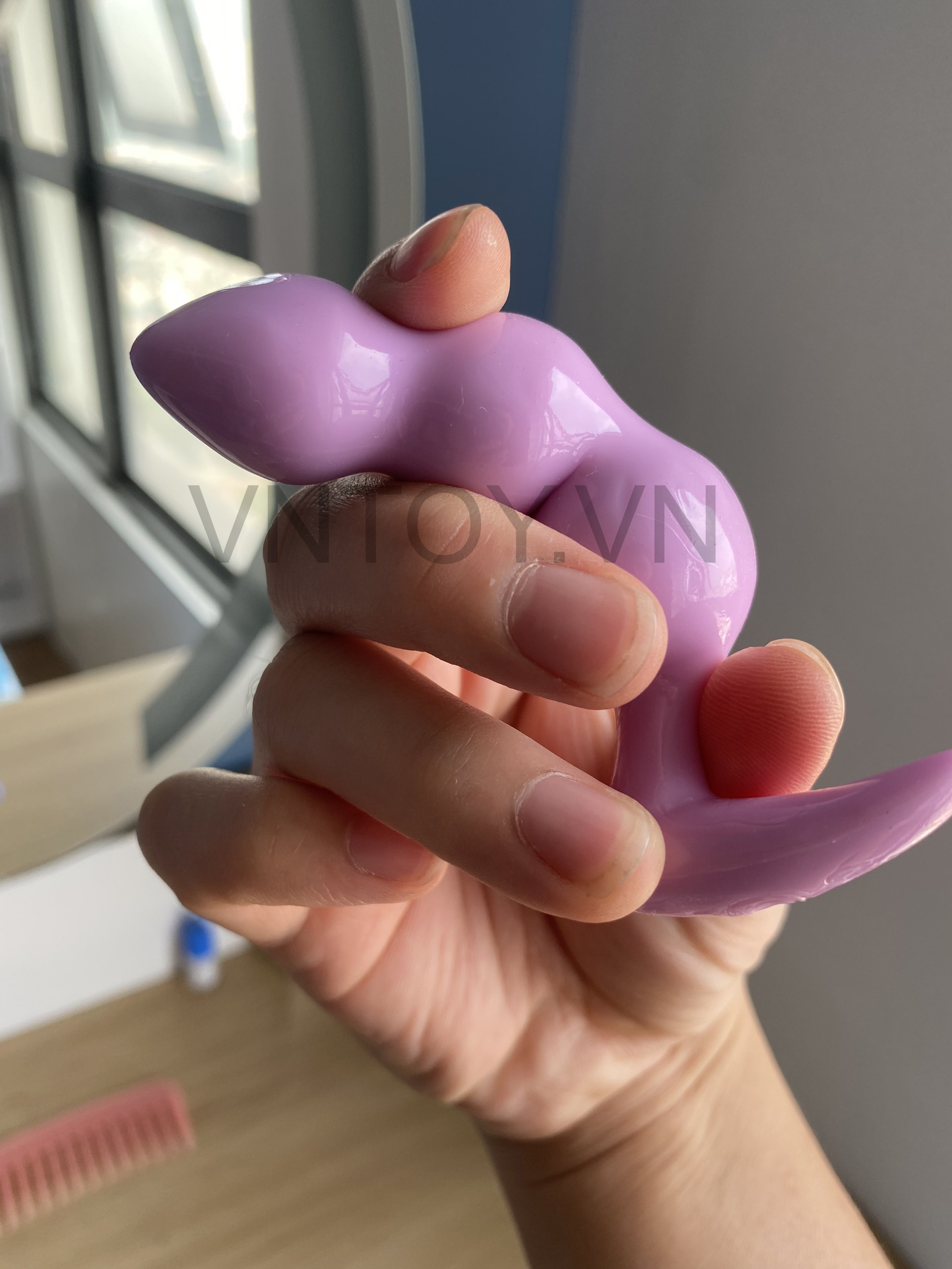 Phích cắm hậu môn Silicon TPE nhiều khúc