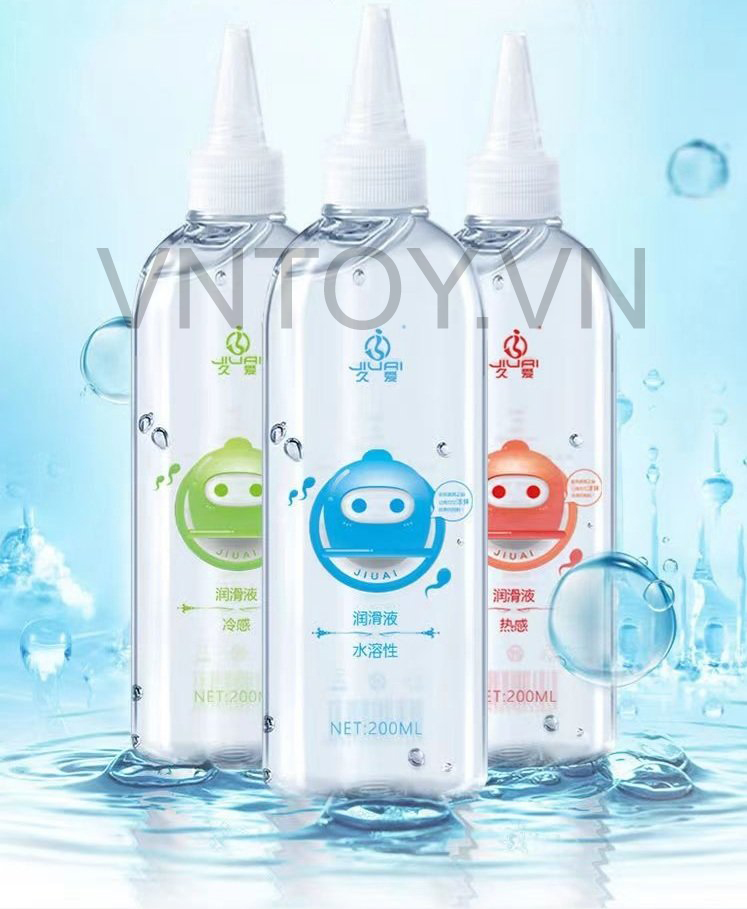 Gel bôi trơn cơ thể Jiuai nhiều hương vị chai 200ml