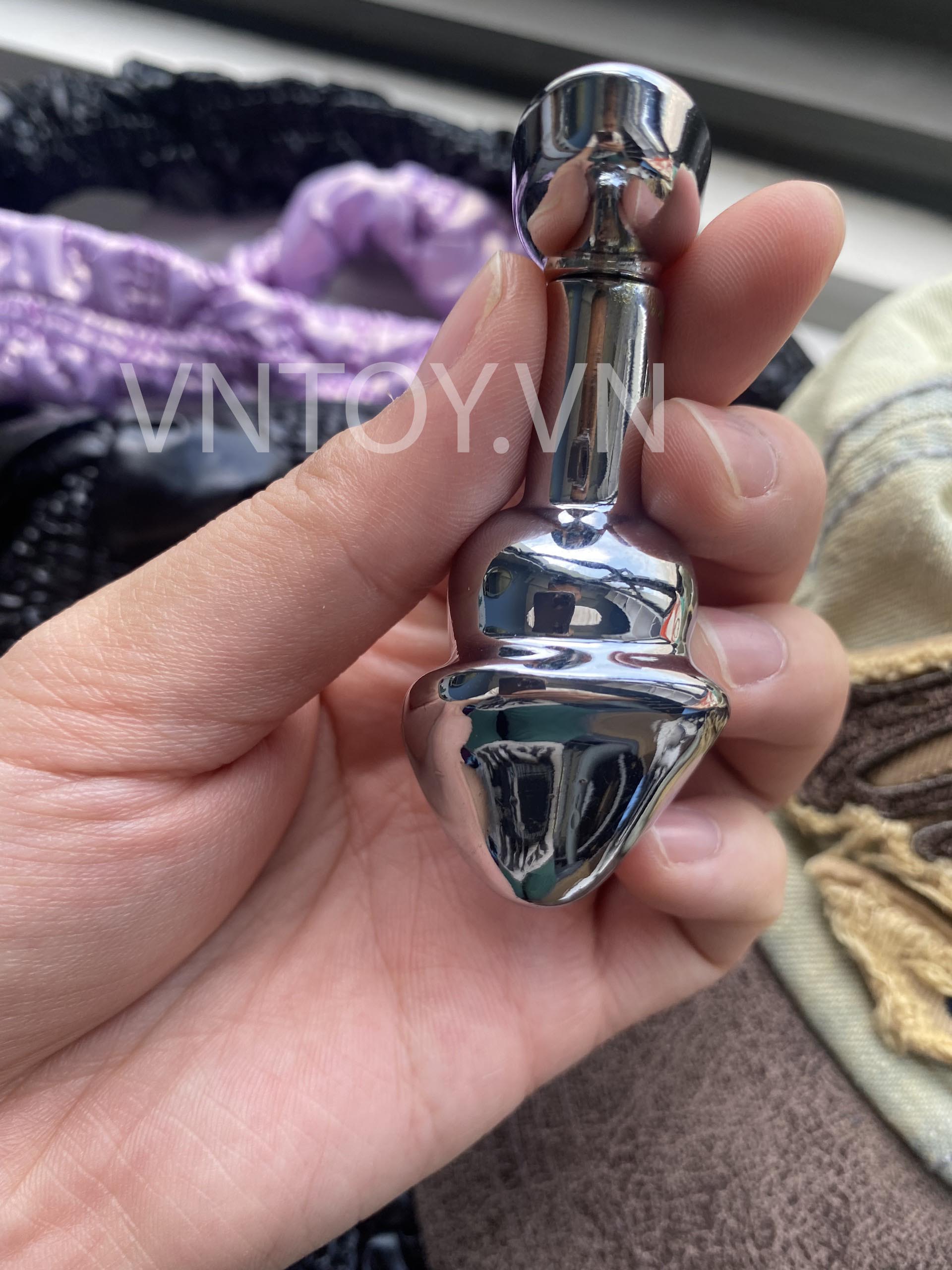 Nút bịt hậu môn Inox hình đầu khấc