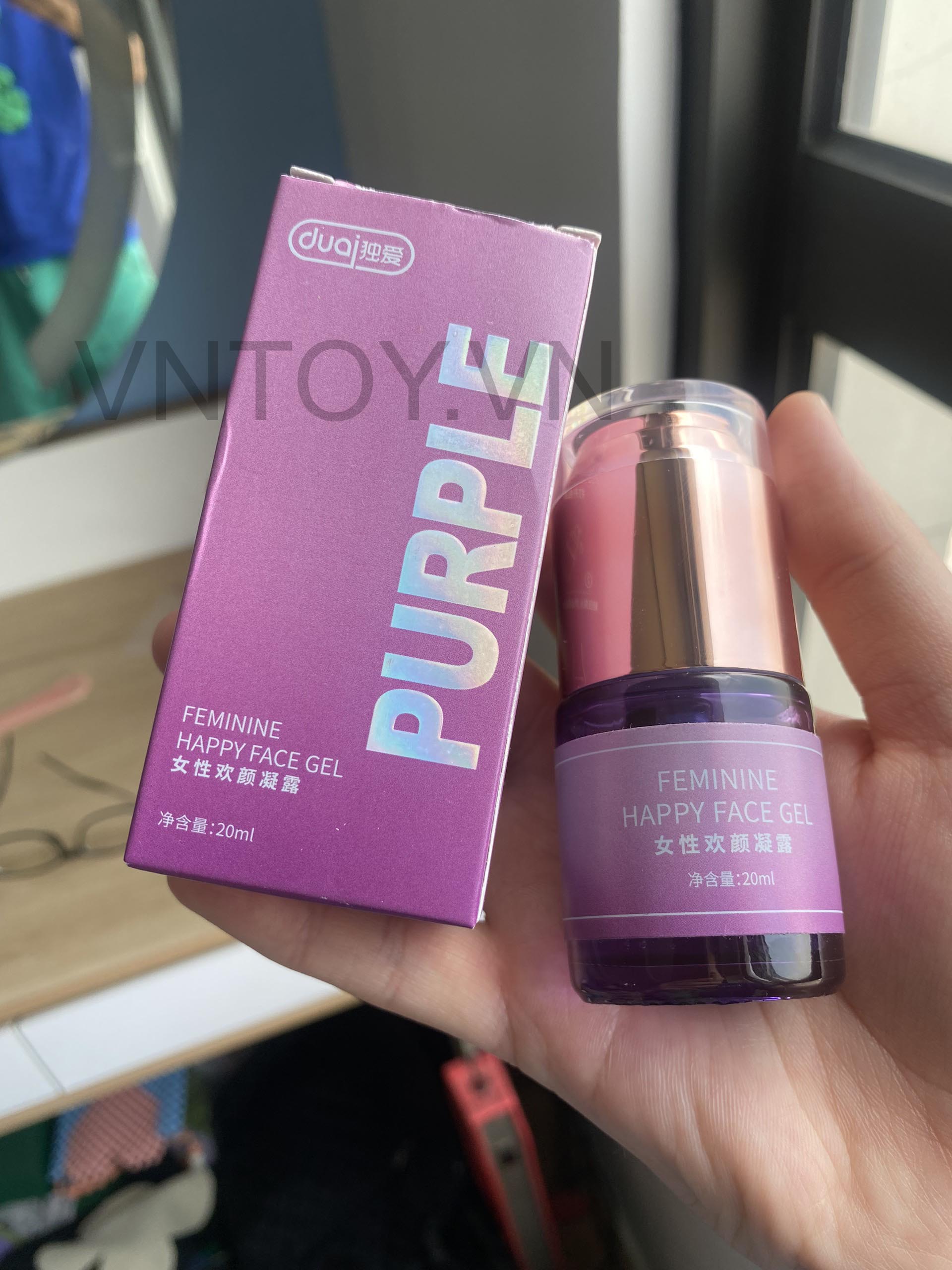 Gel tăng khoái cảm Purple Femine Happy Face kích thích hiệu quả