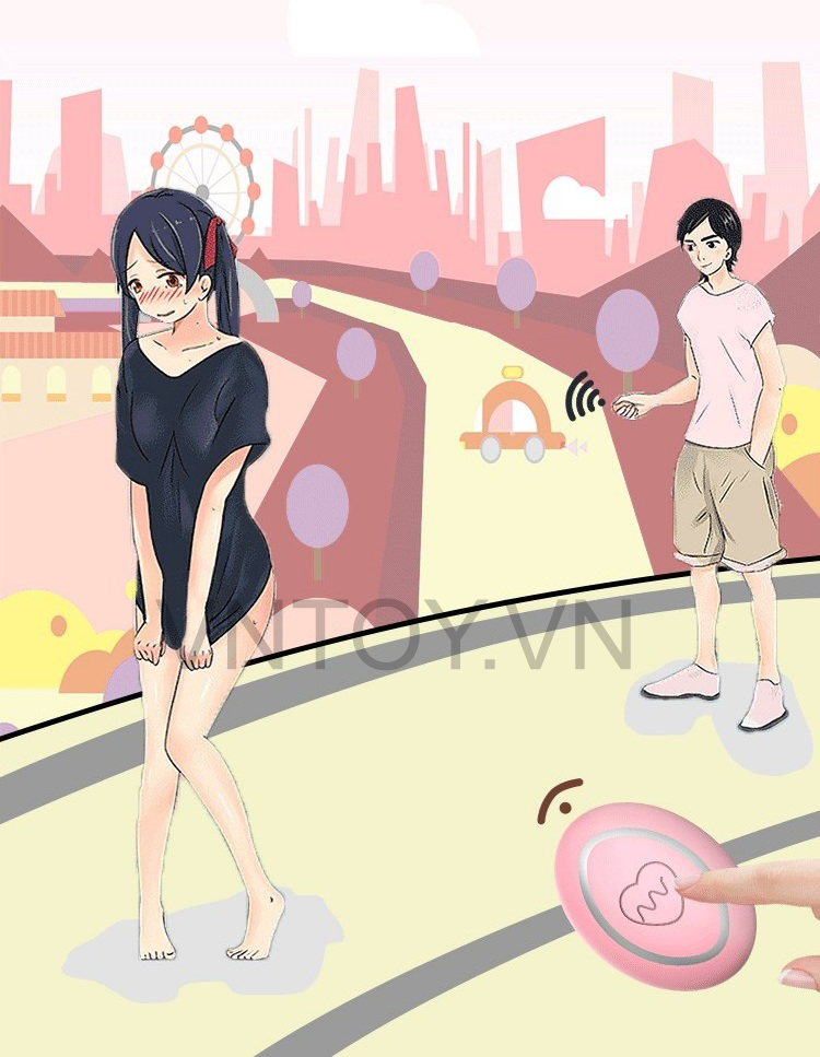 Trứng rung điều khiển từ xa rung thụt tự động cao cấp