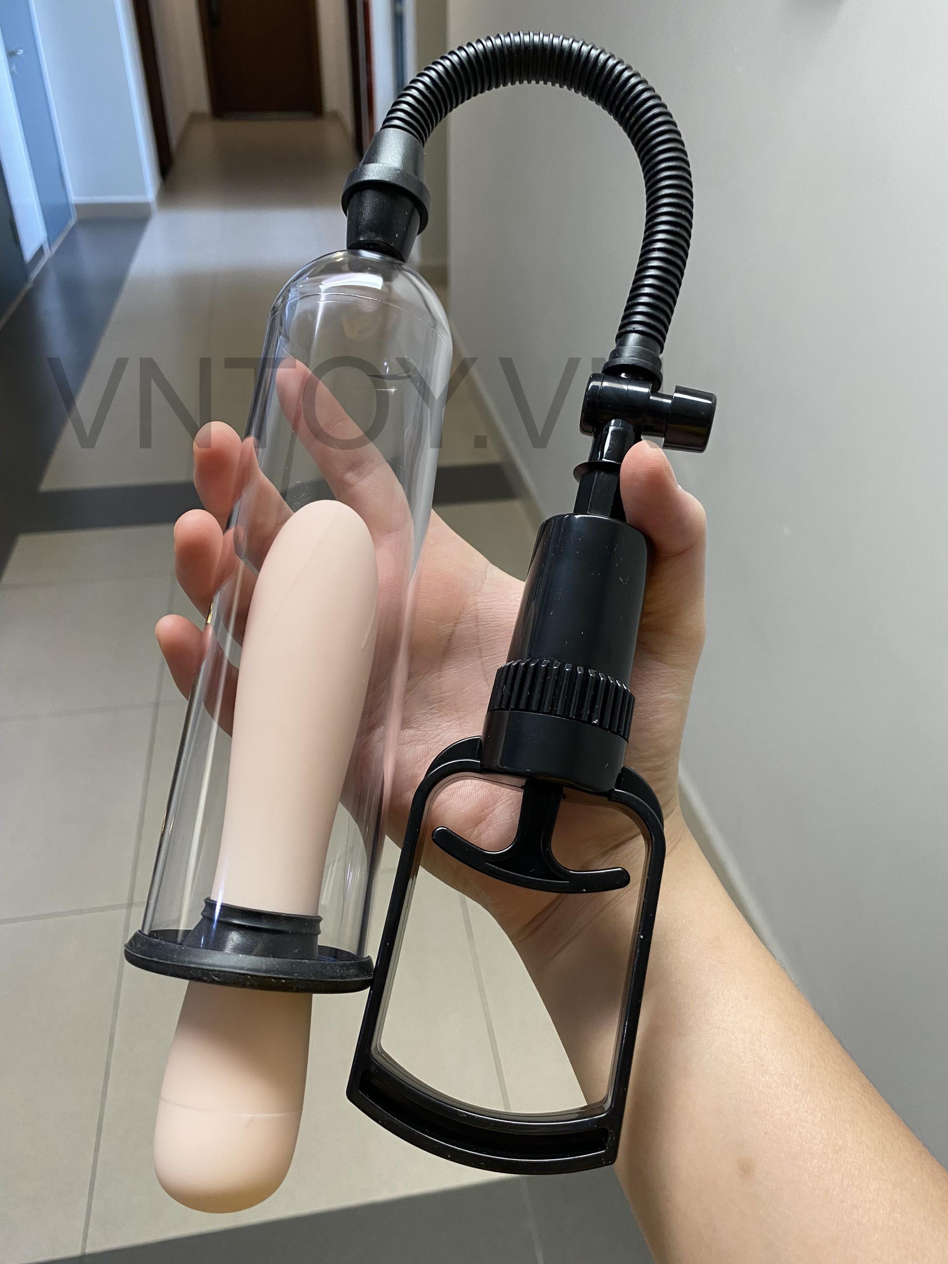 Máy tập dương vật Penis Pump hút chân không cơ học
