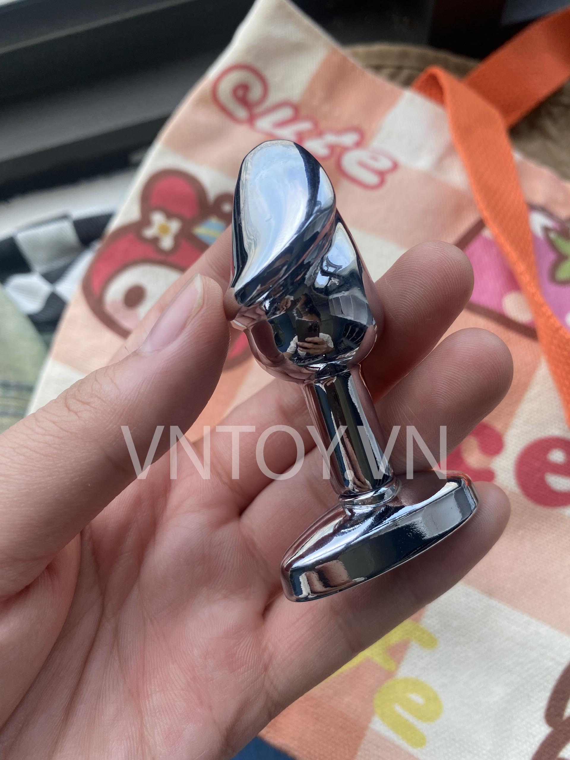 Nút bịt hậu môn Inox hình đầu khấc