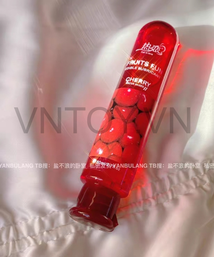Gel bôi trơn hương trái cây Cam Cherry Dâu Đào Việt Quất nuốt được