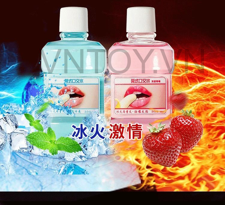 Nước tình yêu Oral Sex Water nóng lạnh dạng chai 80 ml