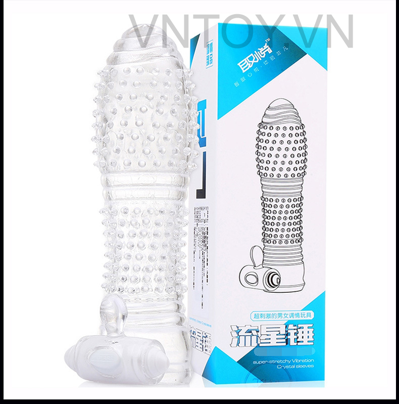 Bao cao su đôn dên gai gắn cục rung