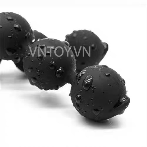 Chuỗi hạt nhét hậu môn 4 viên bi Silicon tròn đặc