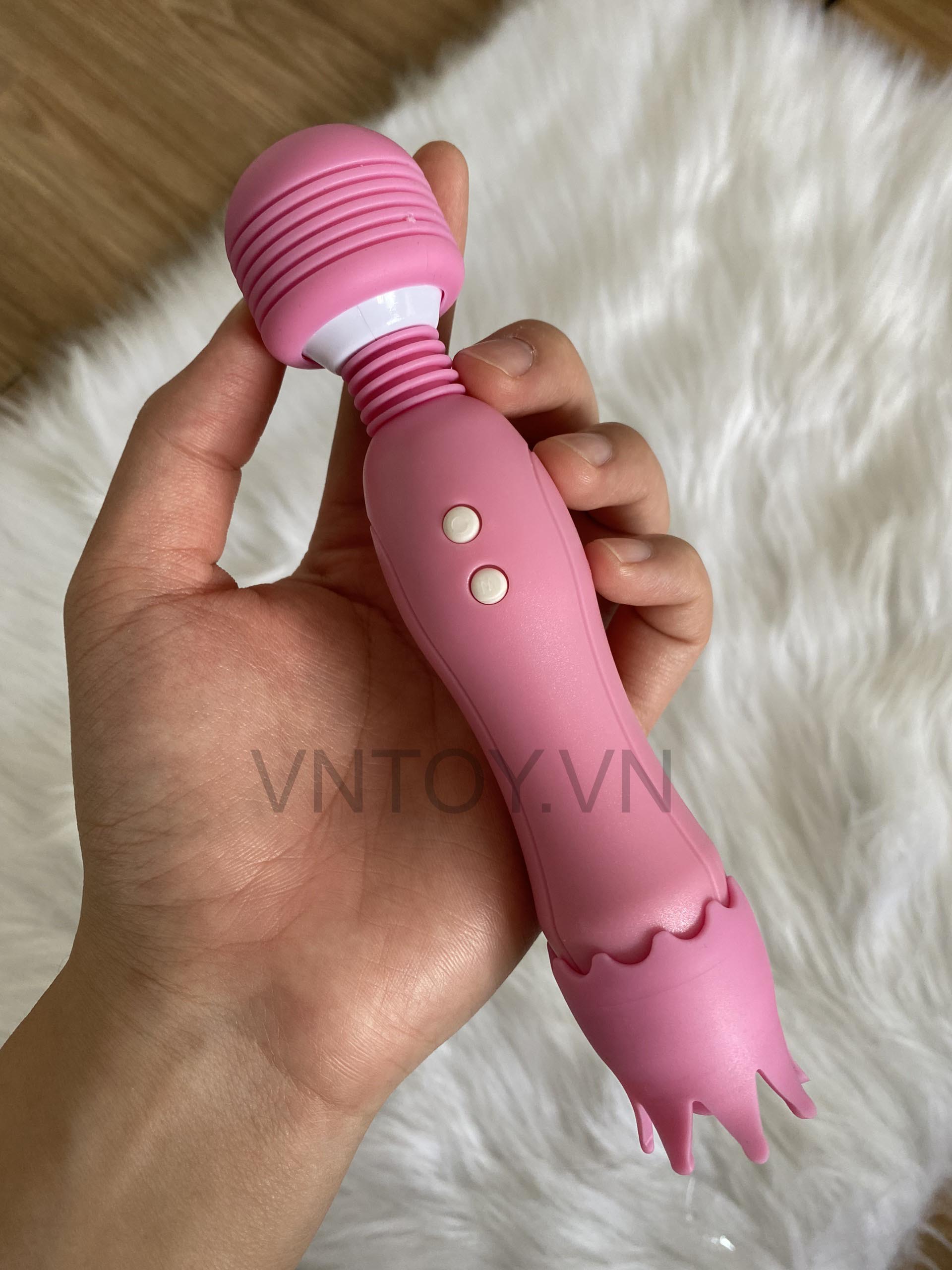 Chày rung tình yêu có lưỡi liếm sạc pin