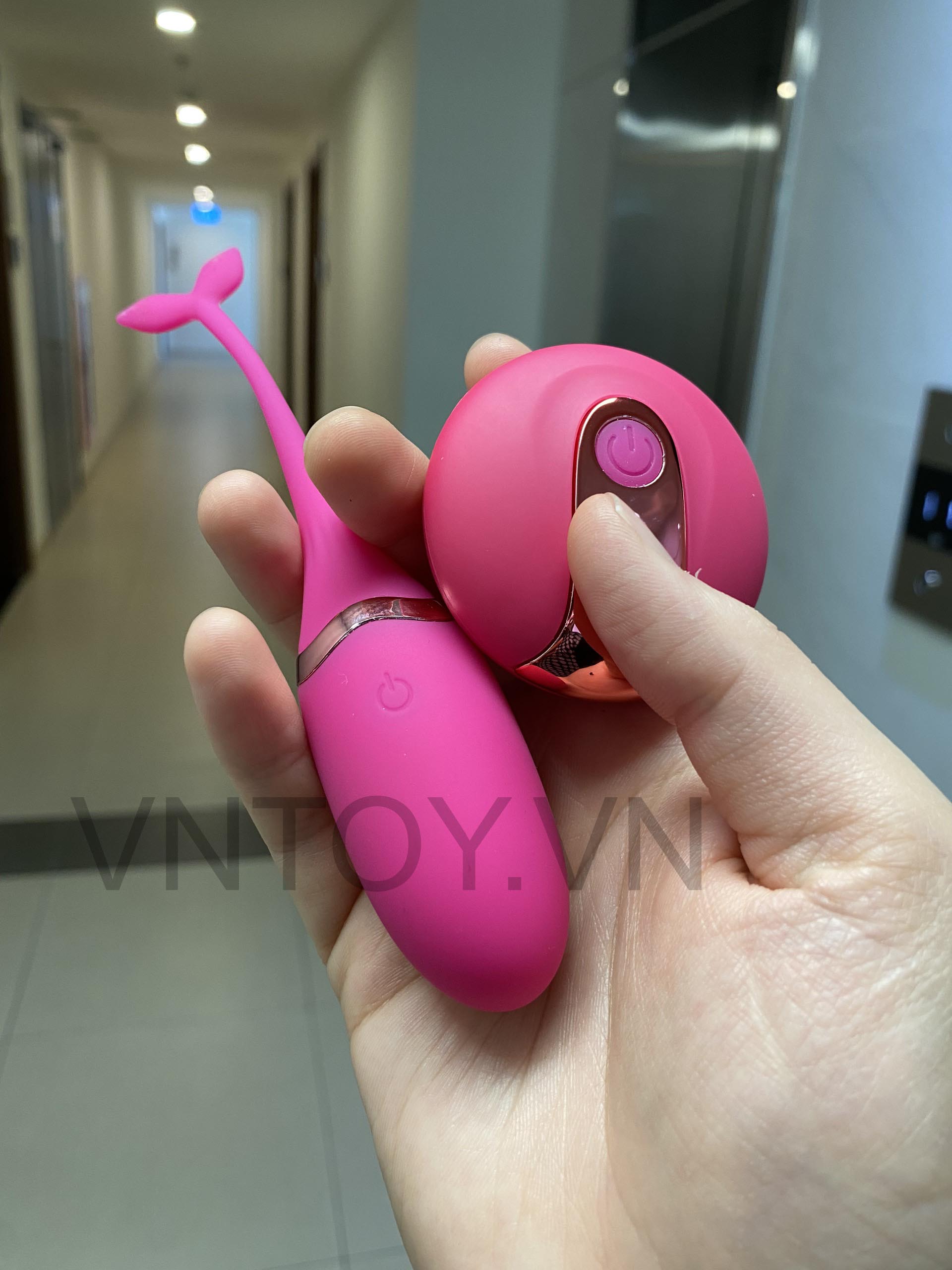 Trứng rung cá heo điều khiển từ xa có đuôi