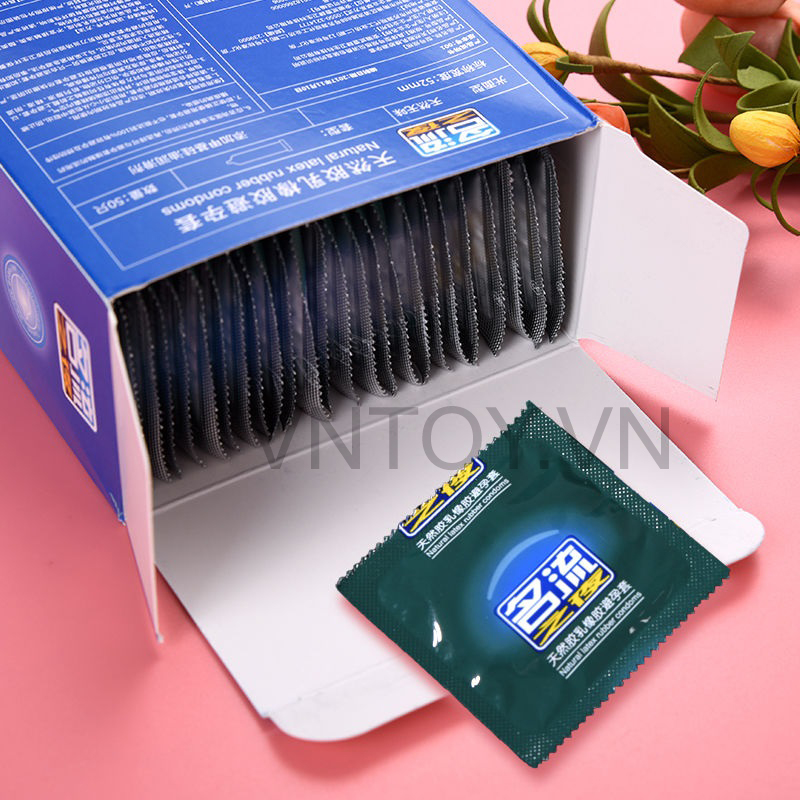 Bao cao su cấp ẩm HA Mingliu Zhiye chính hãng - Hộp 100 cái