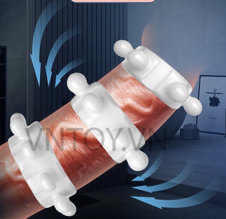 Vòng đeo dương vật bi gai đặc siêu kích thích