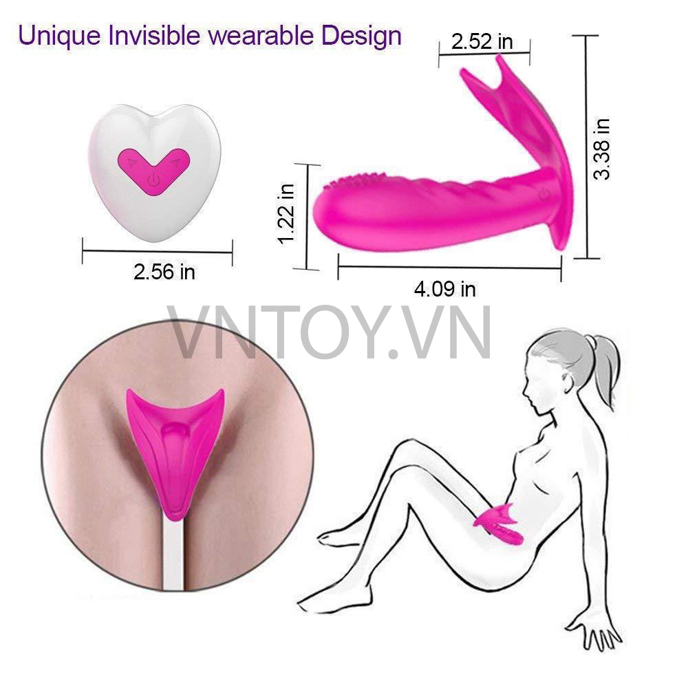 Quần lót rung có gai cao cấp gắn âm đạo