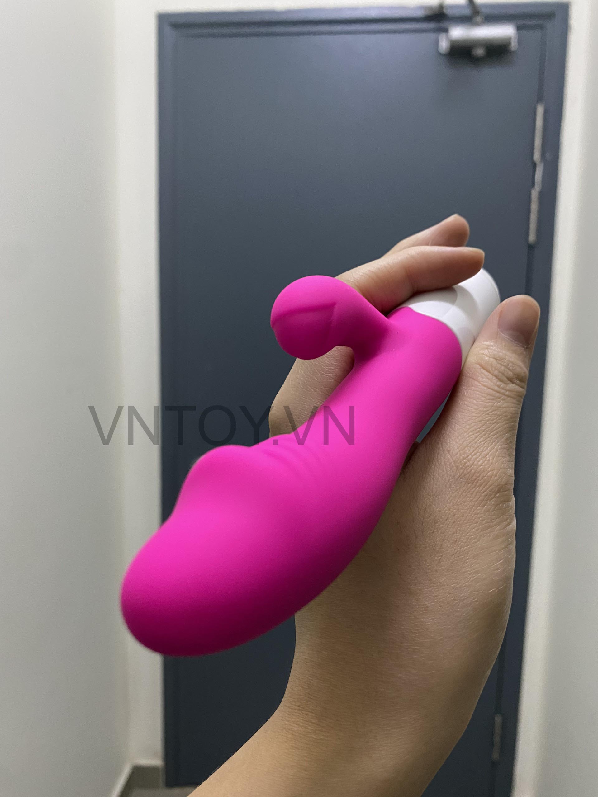 Dương vật giả rẽ nhánh rung 12 chế độ sạc pin