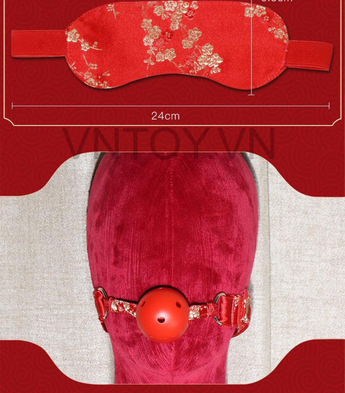 Đồ chơi bạo dâm BDSM 7 món phong cách hoa lá