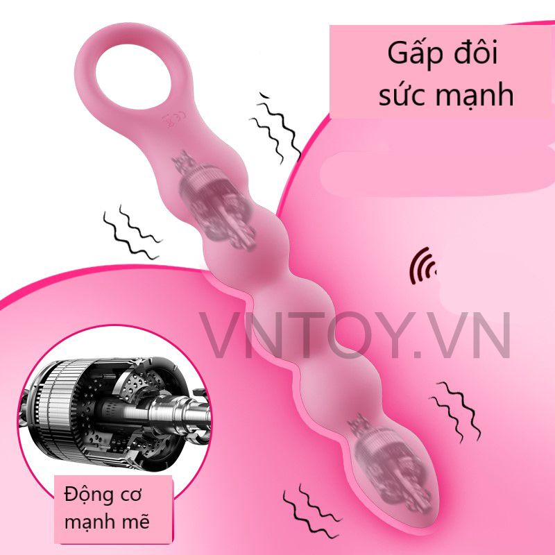Que rung hậu môn cao cấp nhiều viên bi kích thích