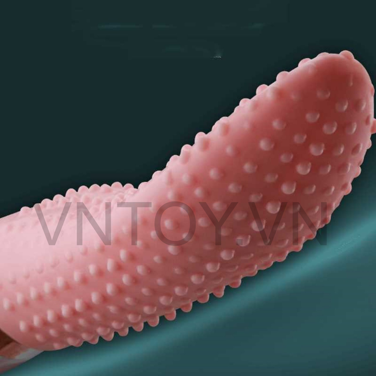 Lưỡi liếm gai kèm trứng rung 2 đầu Silicon sạc pin