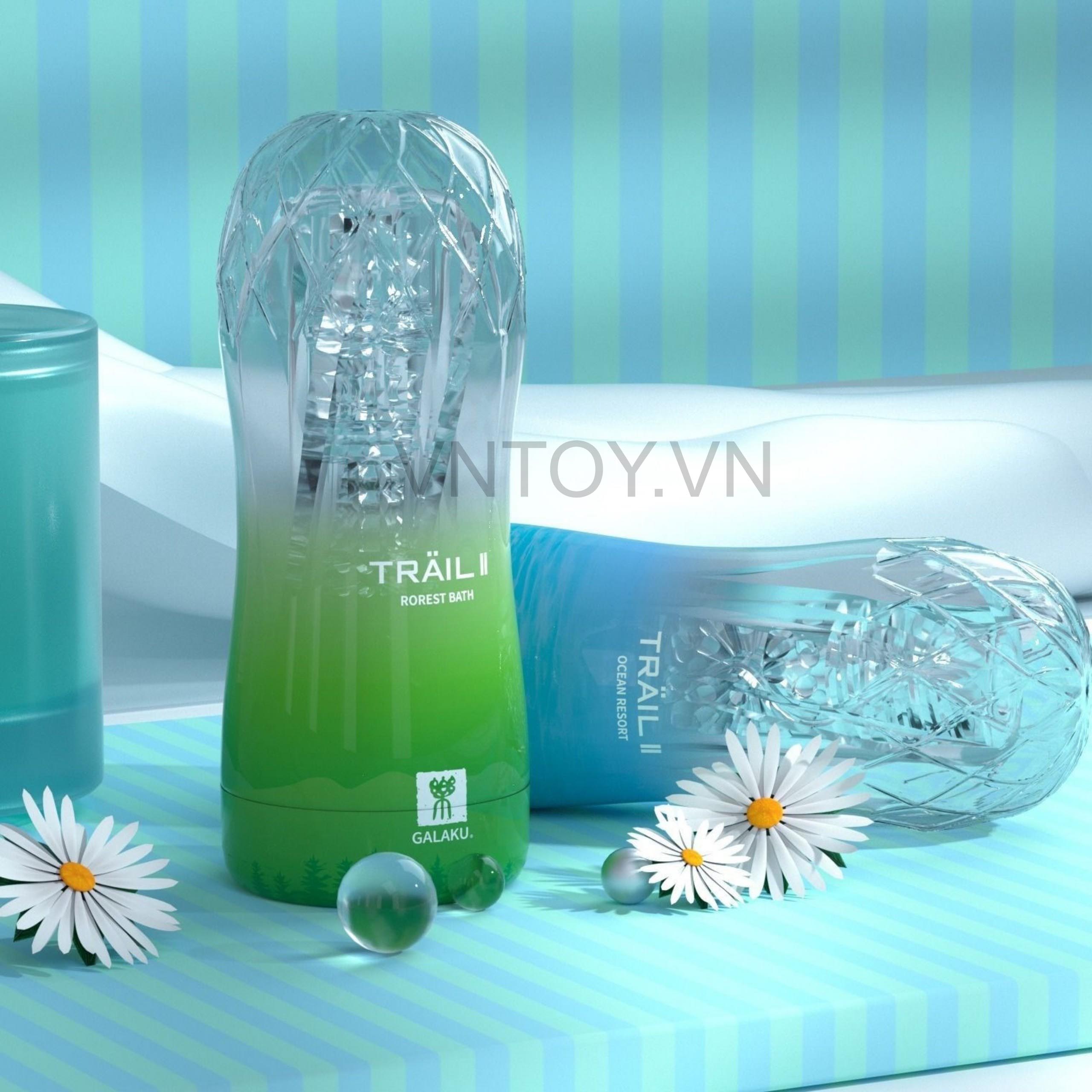 Cốc thủ dâm Trail 2 Galaku trong suốt chính hãng