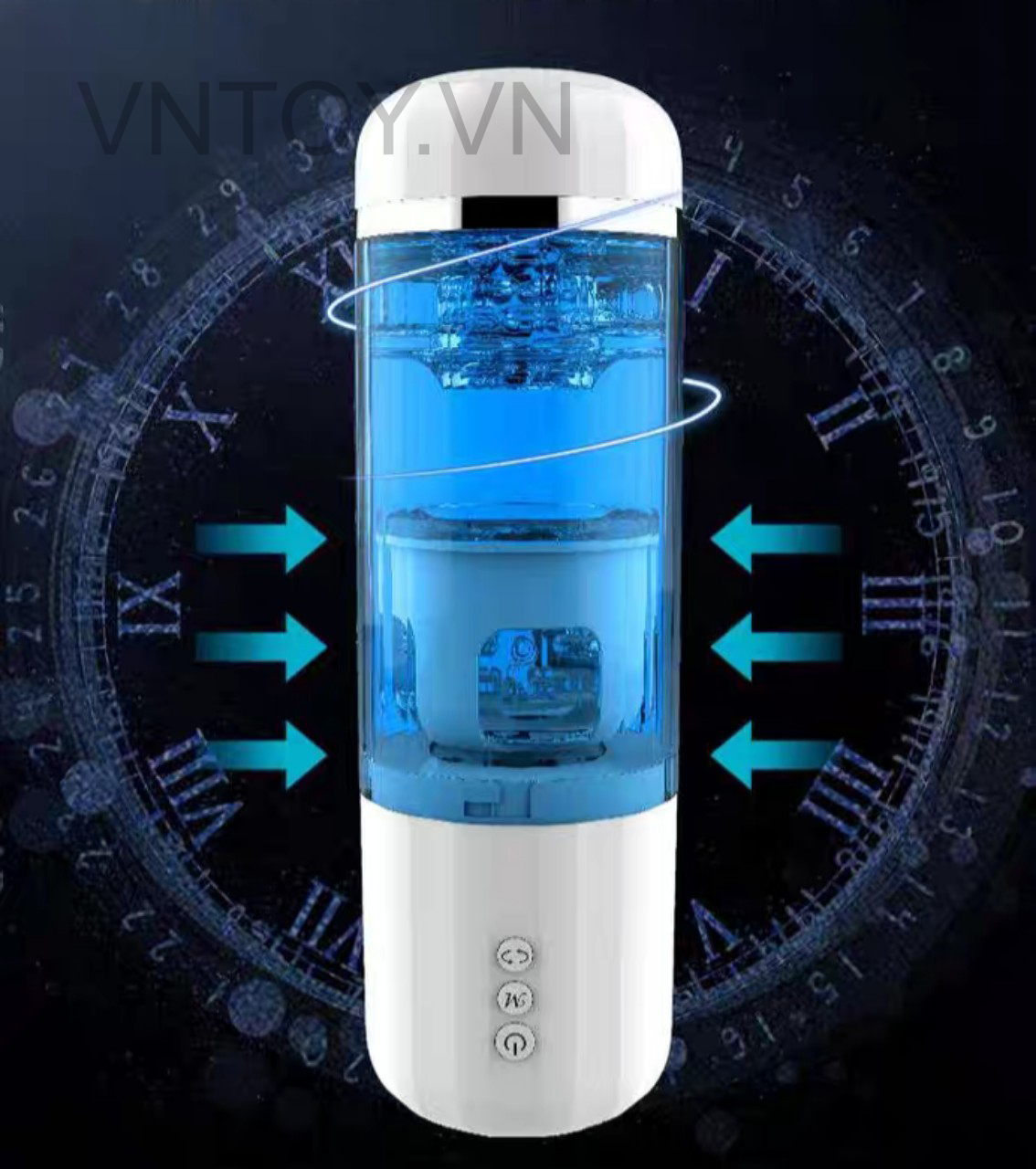 Máy thủ dâm xoay thut tự động trong suốt cao cấp