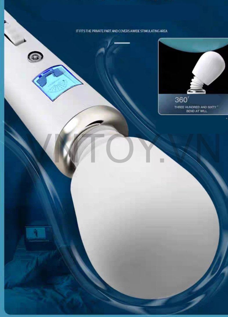 Chày rung cao cấp màn hình LED massage âm đạo