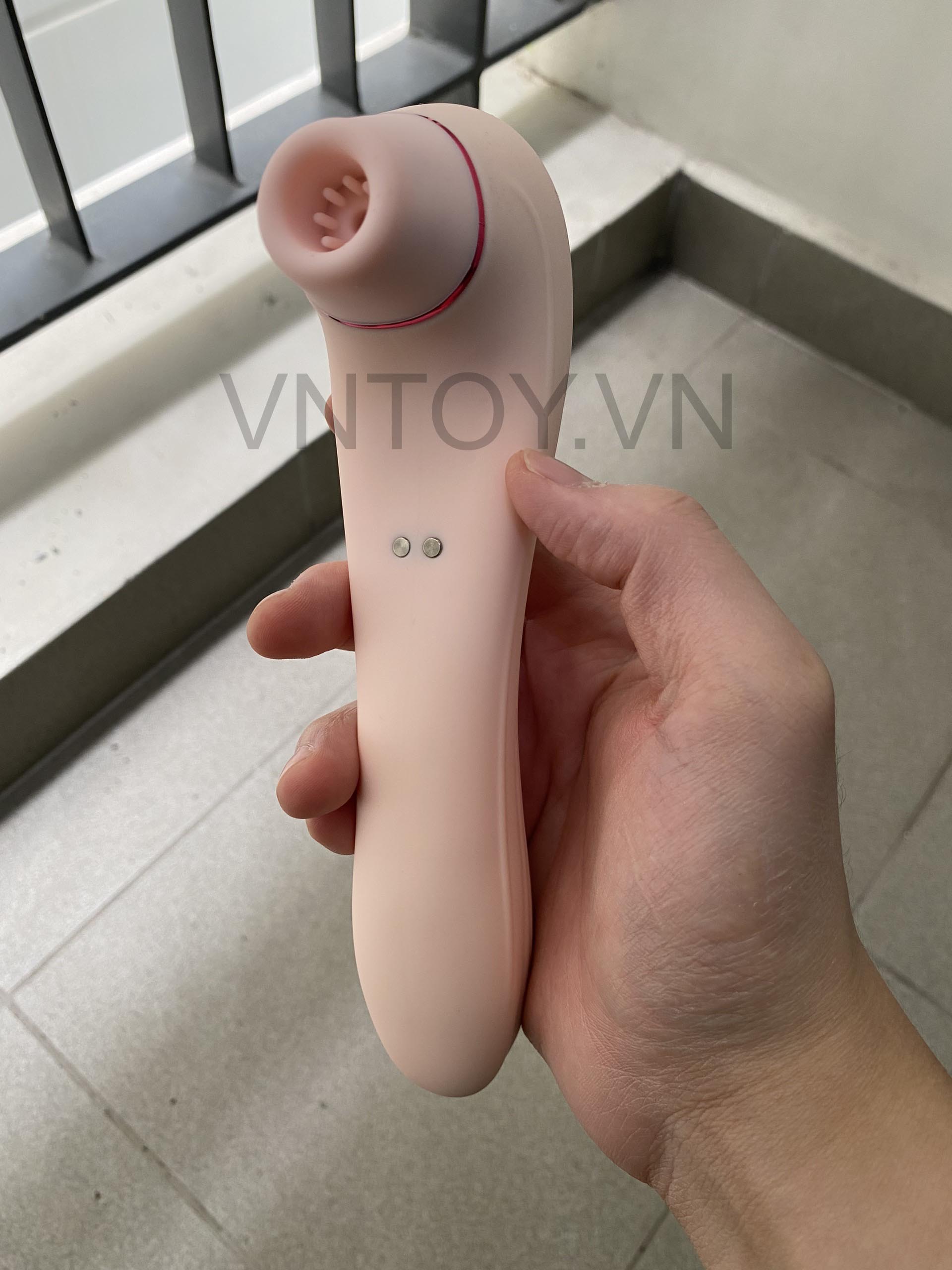 Máy rung âm đạo có đầu hút điểm G Electric Sucking Massager