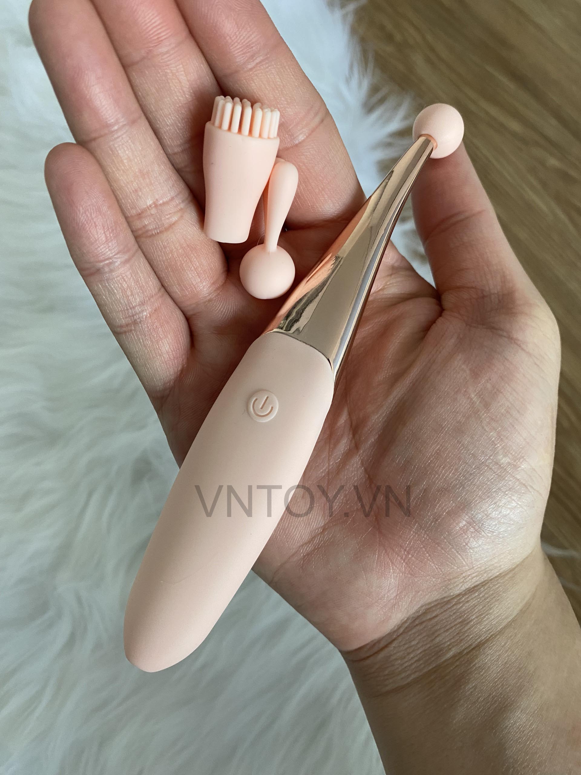 Bút rung 4 đầu thay thế sạc pin cao cấp